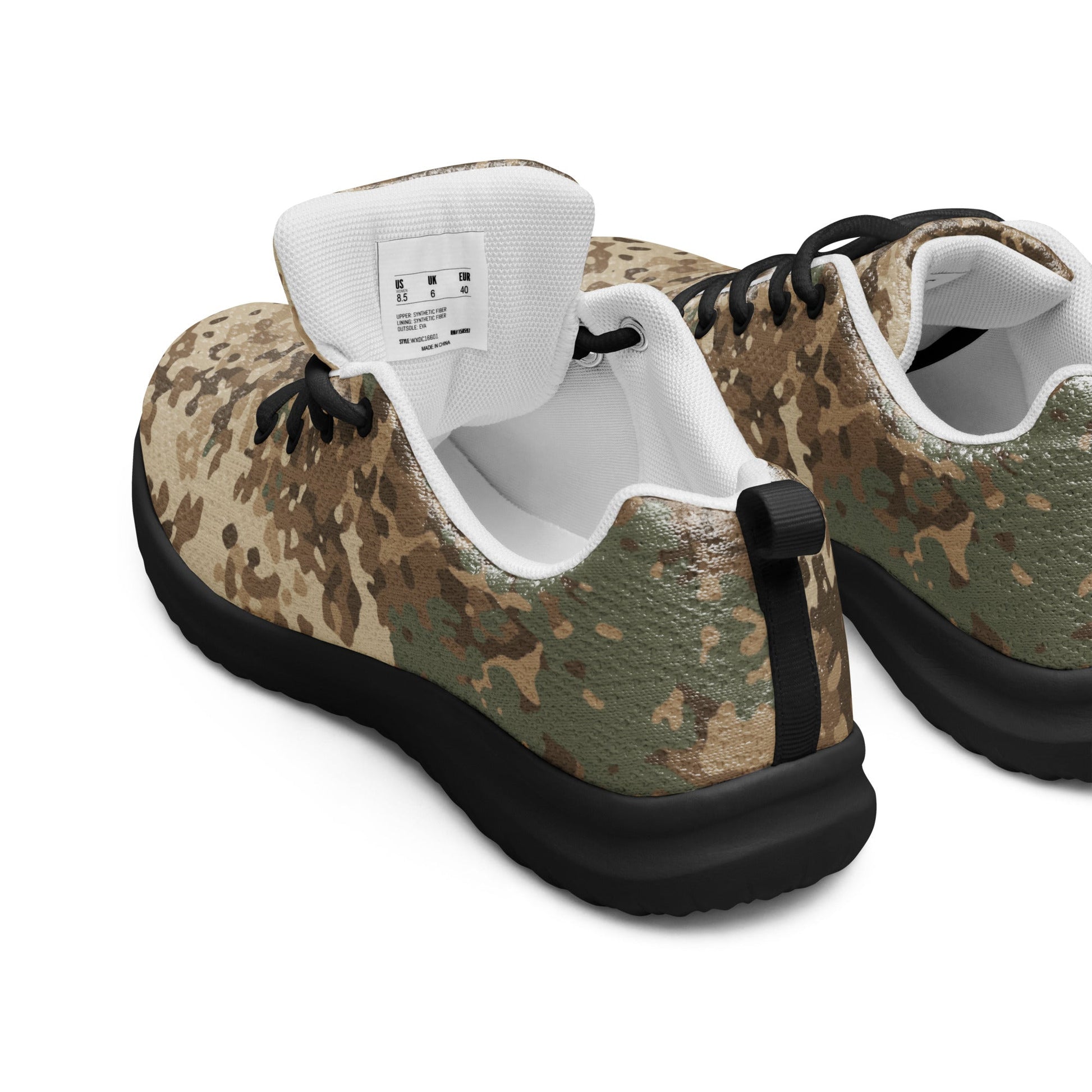 German Flecktarn Desert CAMO Mens Athletic Shoes