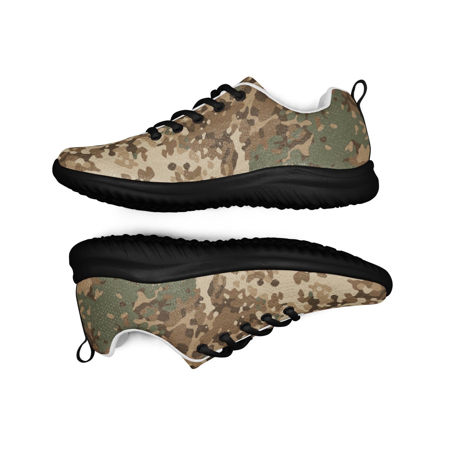 German Flecktarn Desert CAMO Mens Athletic Shoes