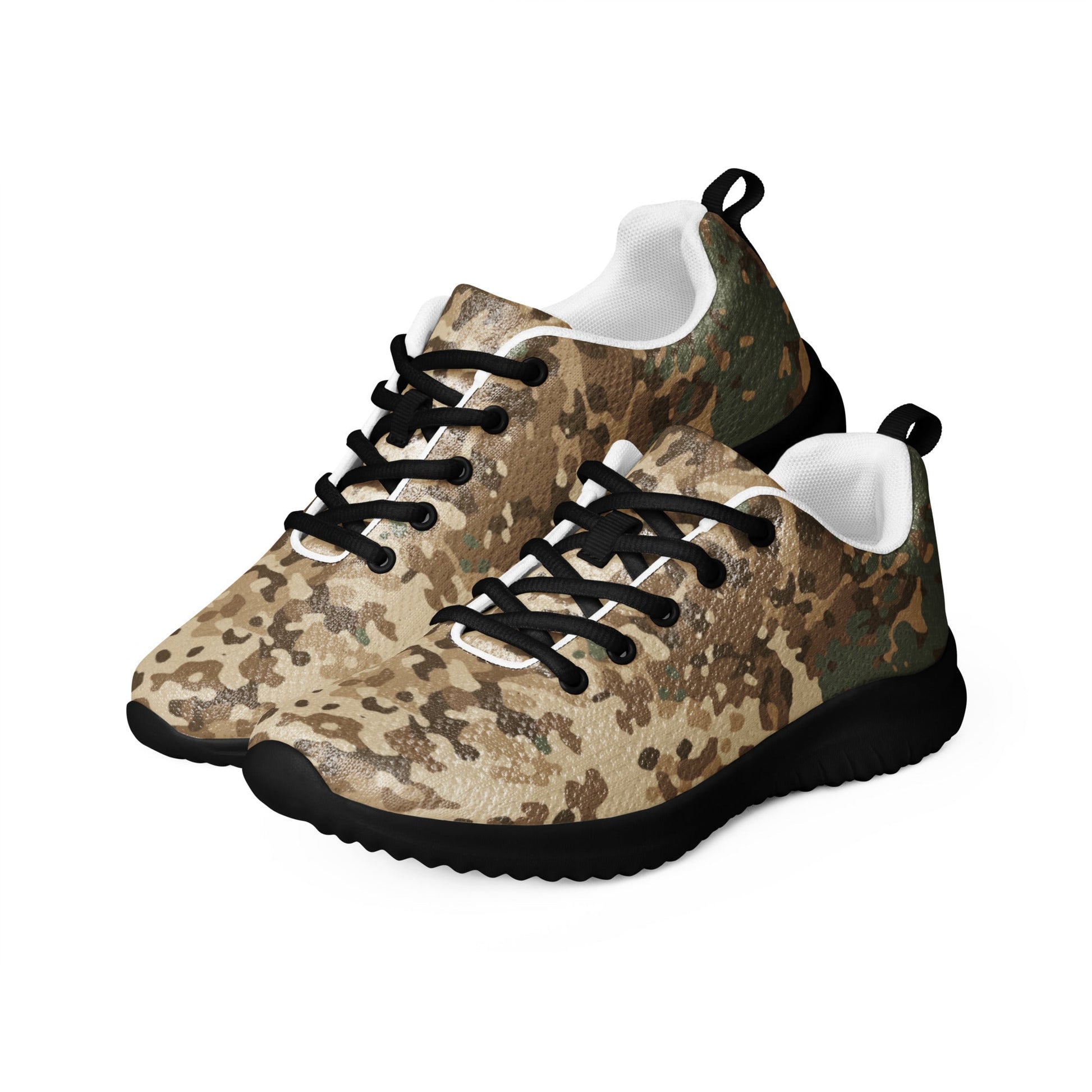 German Flecktarn Desert CAMO Mens Athletic Shoes
