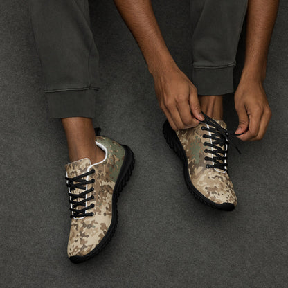German Flecktarn Desert CAMO Mens Athletic Shoes