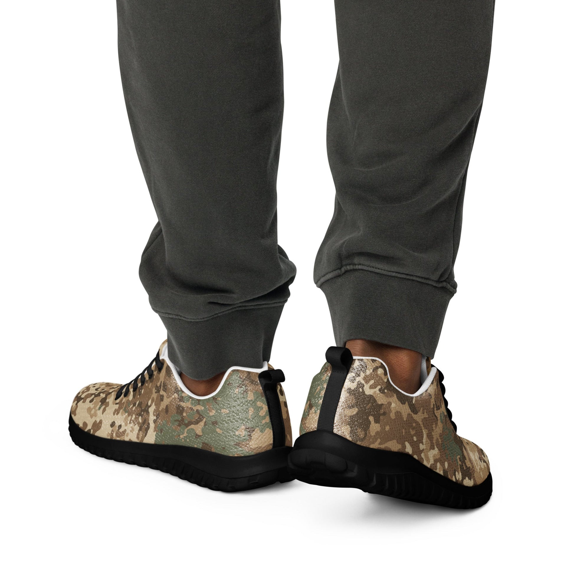 German Flecktarn Desert CAMO Mens Athletic Shoes