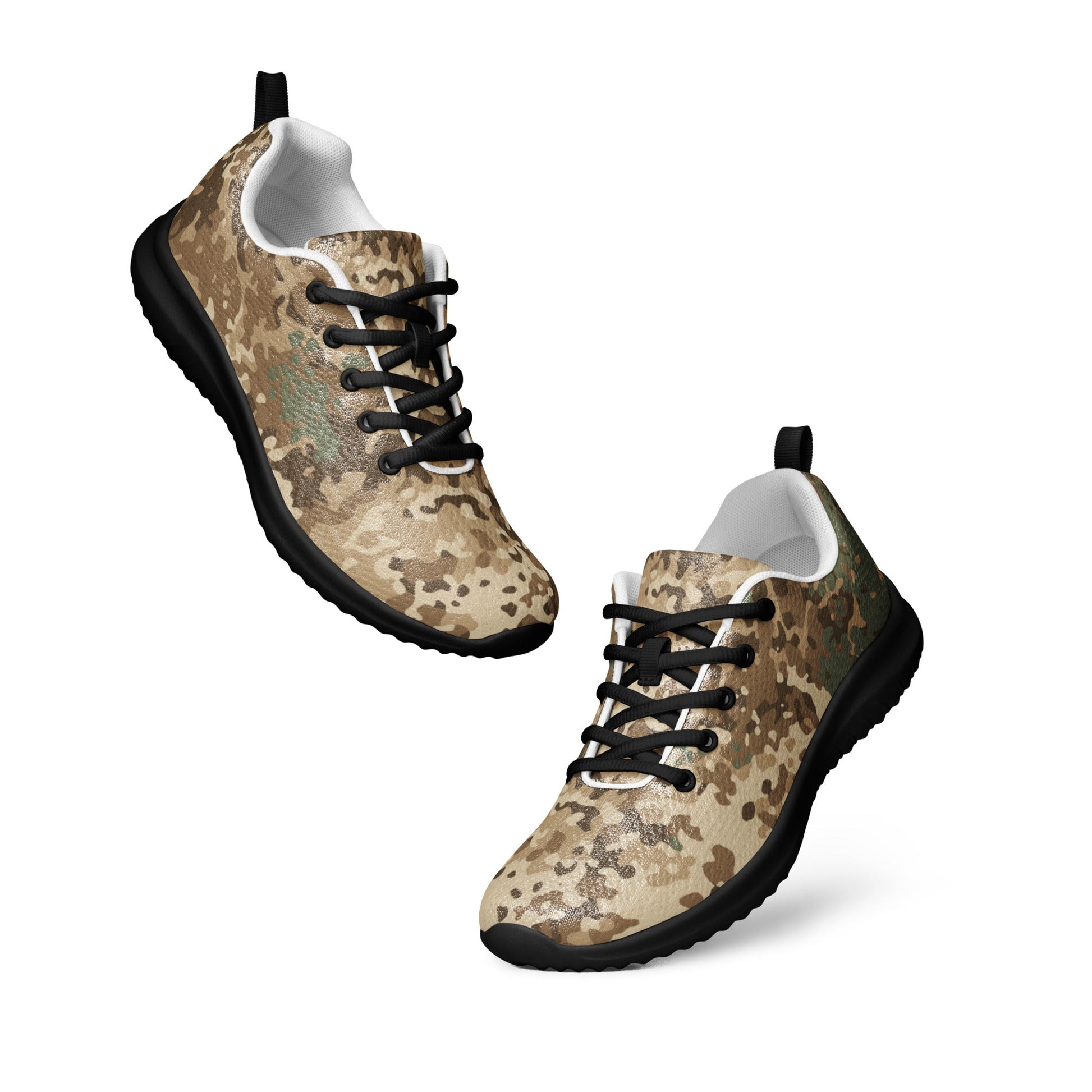 German Flecktarn Desert CAMO Mens Athletic Shoes