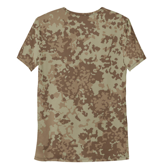 German Flecktarn Desert CAMO Mens athletic t-shirt - Athletic T-Shirts