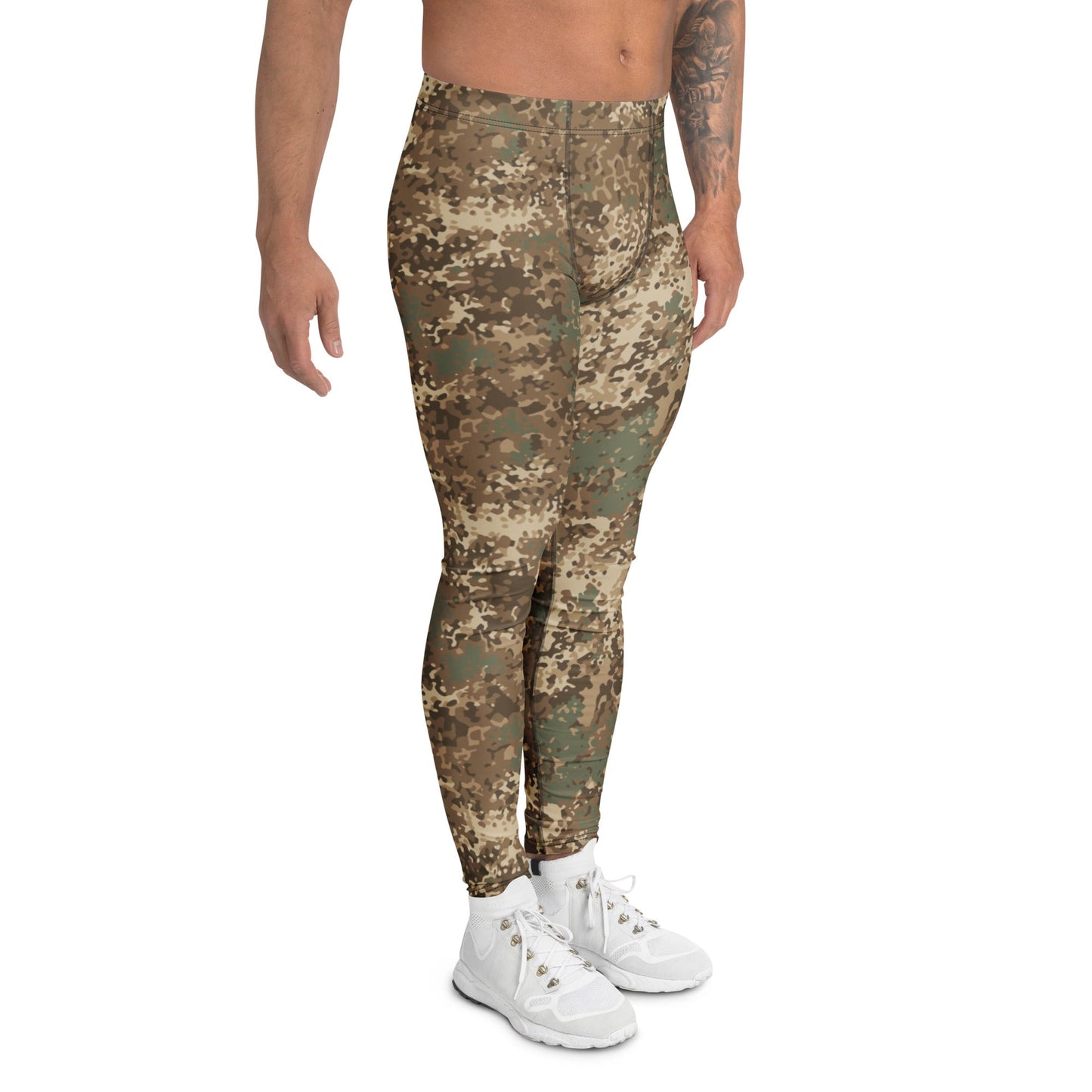 German Flecktarn Desert CAMO Mens Leggings