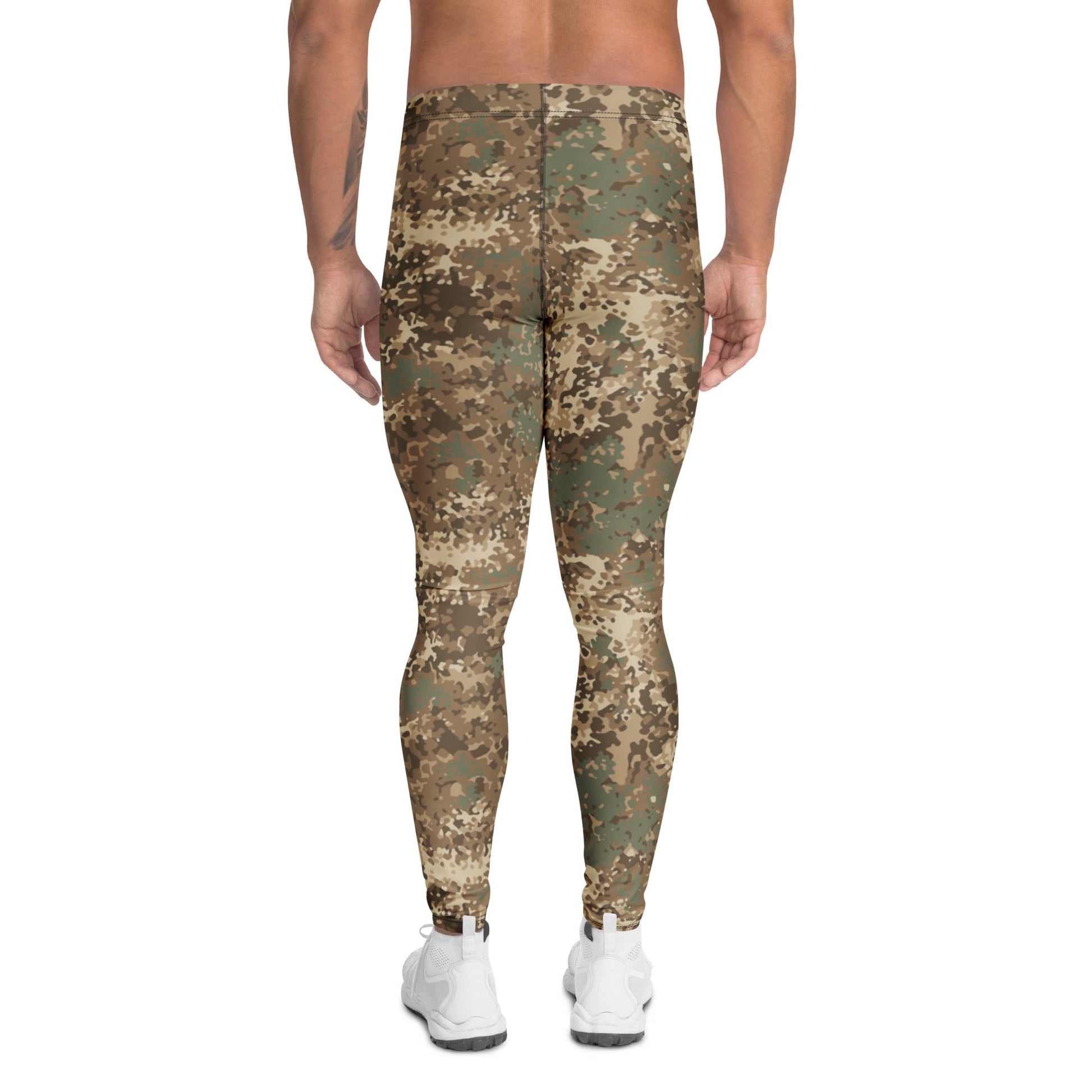 German Flecktarn Desert CAMO Mens Leggings