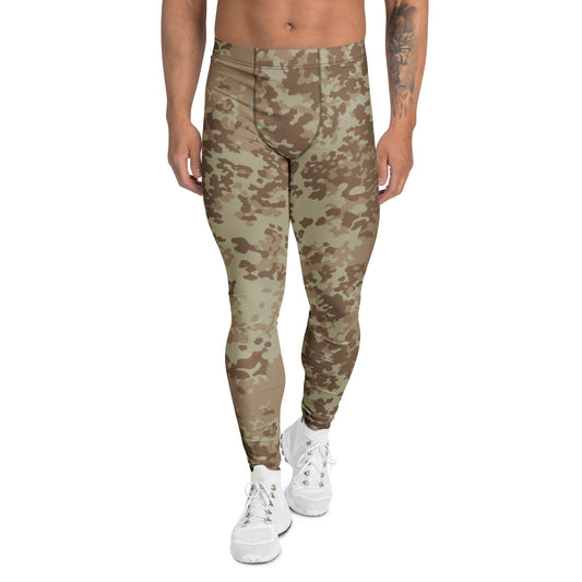 German Flecktarn Desert CAMO Mens Leggings - XS