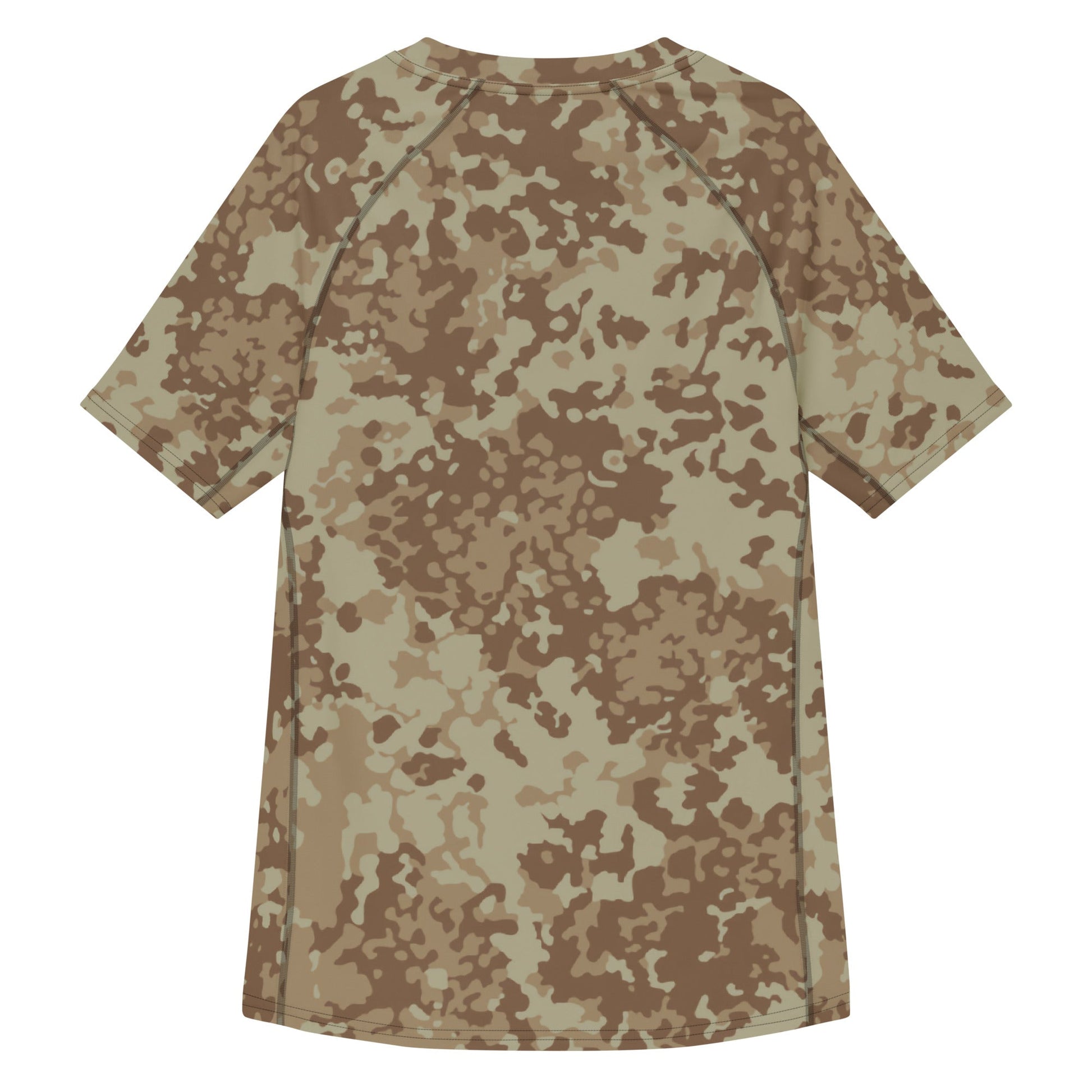 German Flecktarn Desert CAMO Mens Short-Sleeve Rash Guard - Short-sleeve Guards