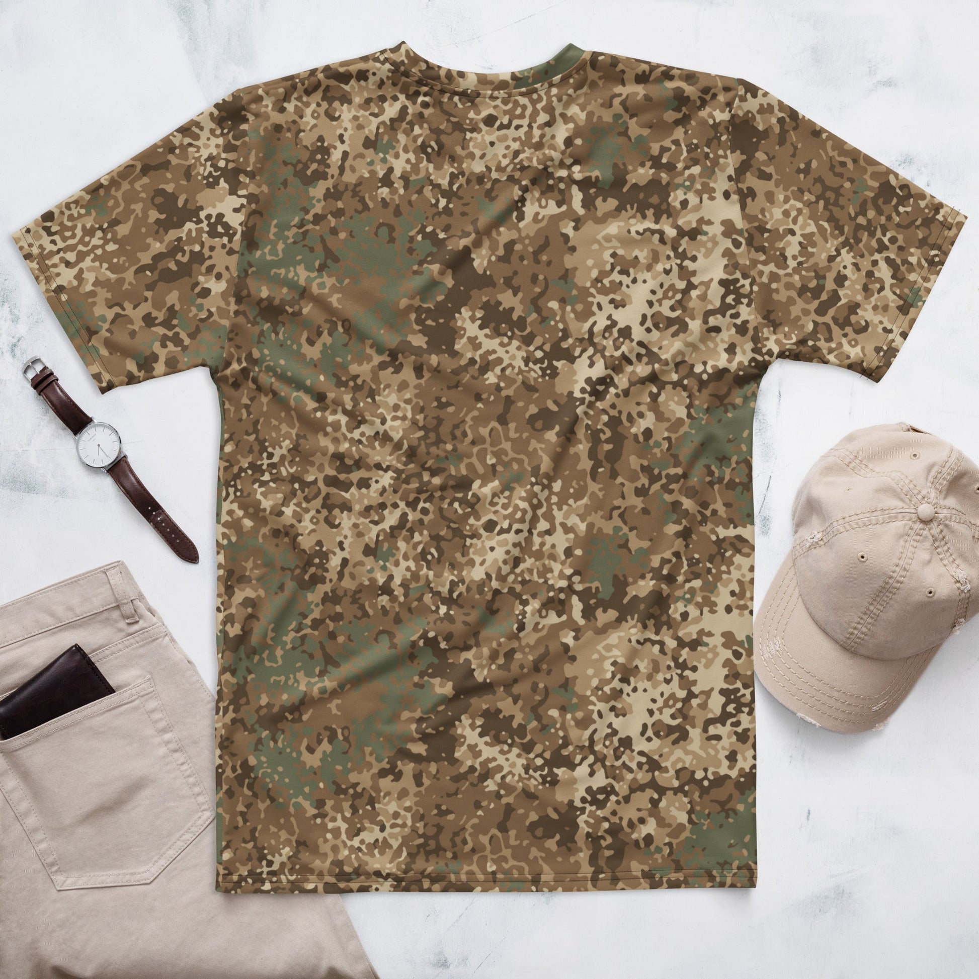 German Flecktarn Desert CAMO Mens T-Shirt