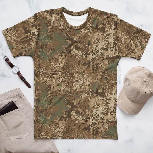 German Flecktarn Desert CAMO Mens T-Shirt - XS