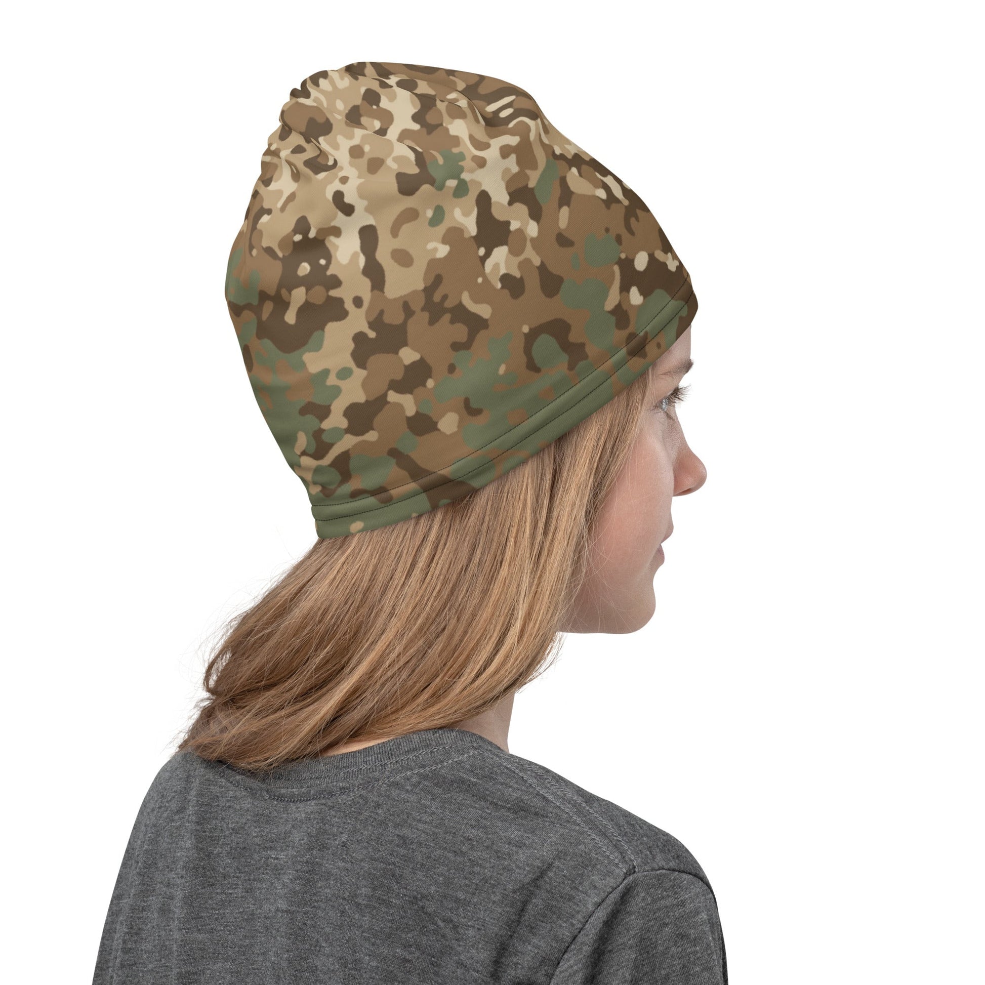 German Flecktarn Desert CAMO Neck Gaiter - Gaiters