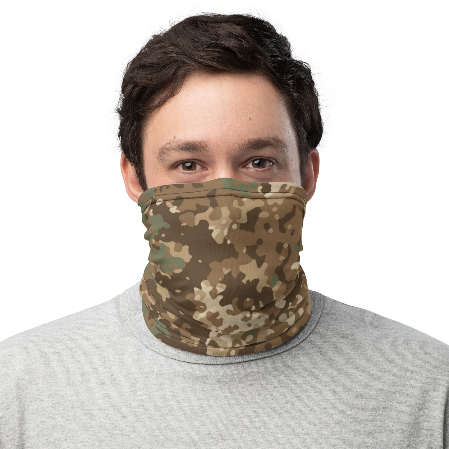 German Flecktarn Desert CAMO Neck Gaiter - Gaiters