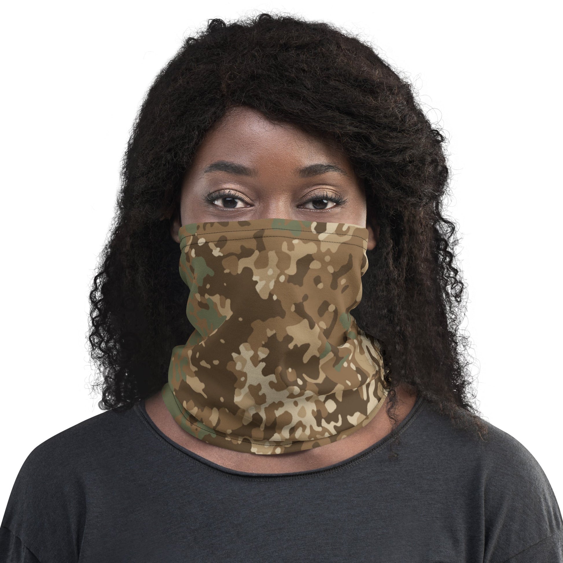 German Flecktarn Desert CAMO Neck Gaiter - Gaiters