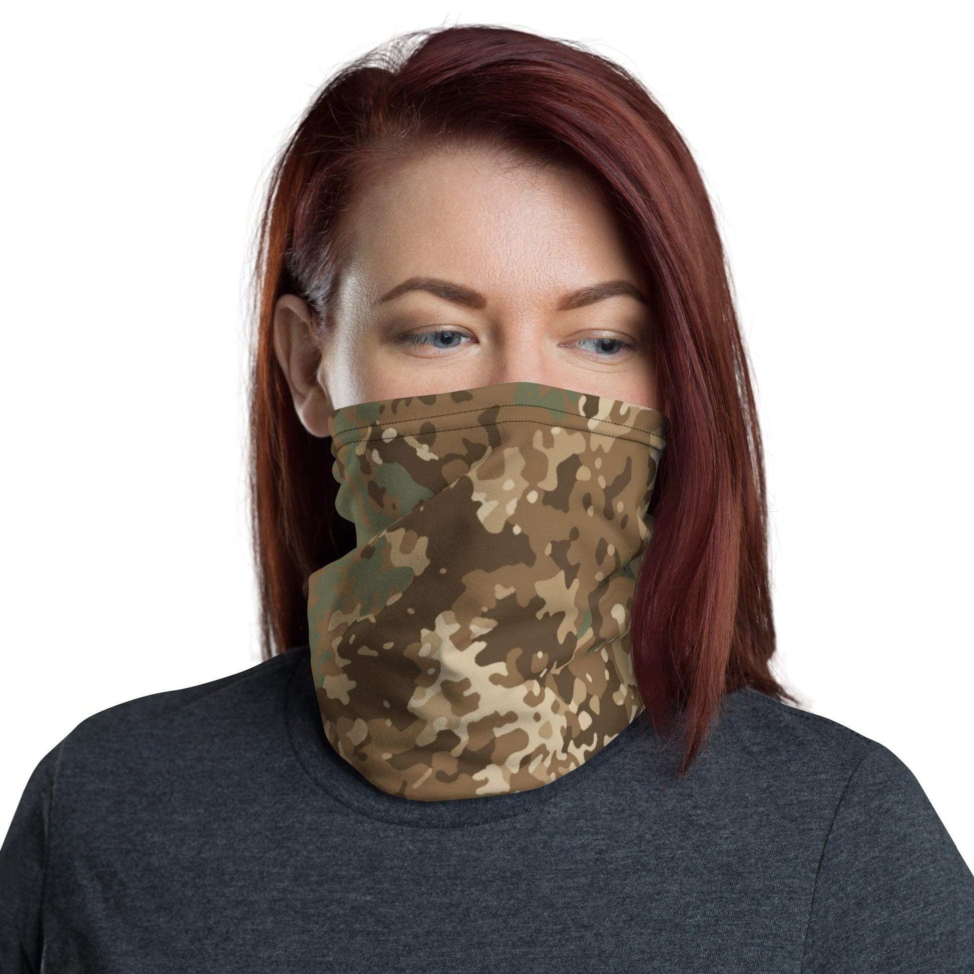 German Flecktarn Desert CAMO Neck Gaiter - Gaiters