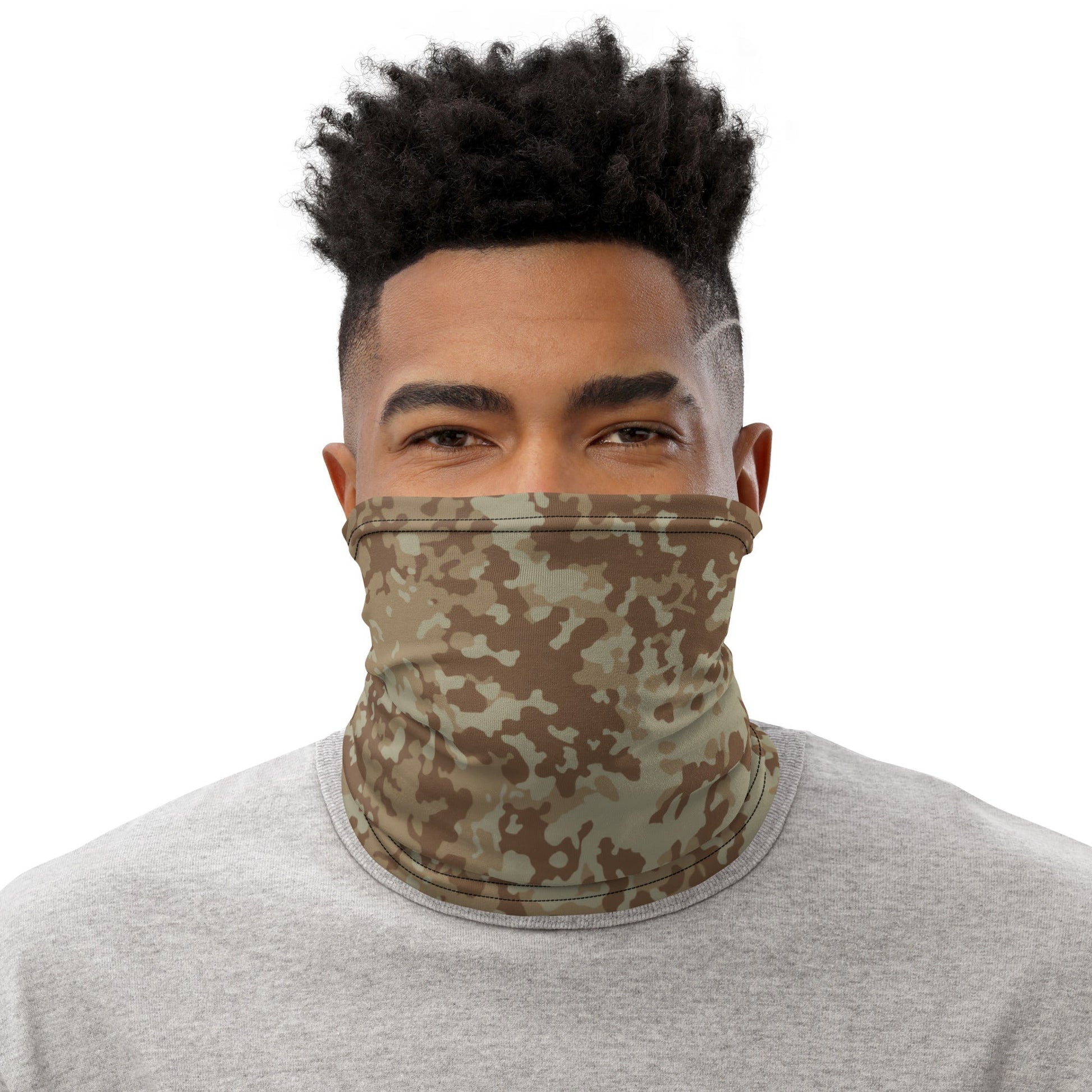 German Flecktarn Desert CAMO Neck Gaiter - Gaiters