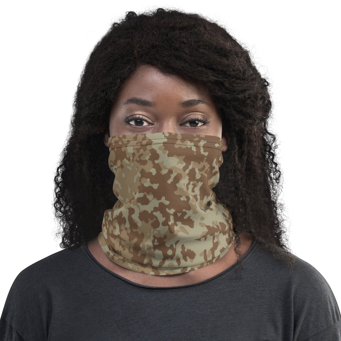 German Flecktarn Desert CAMO Neck Gaiter - Gaiters