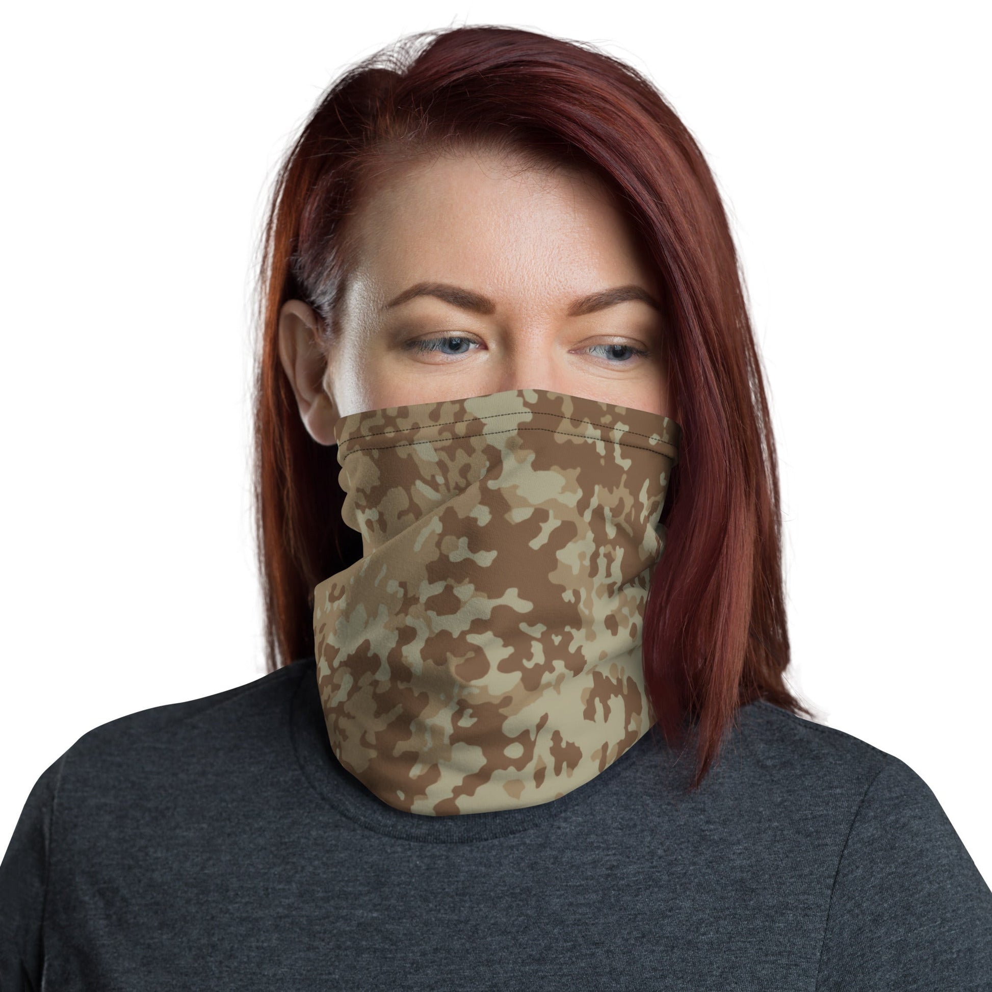 German Flecktarn Desert CAMO Neck Gaiter - Gaiters