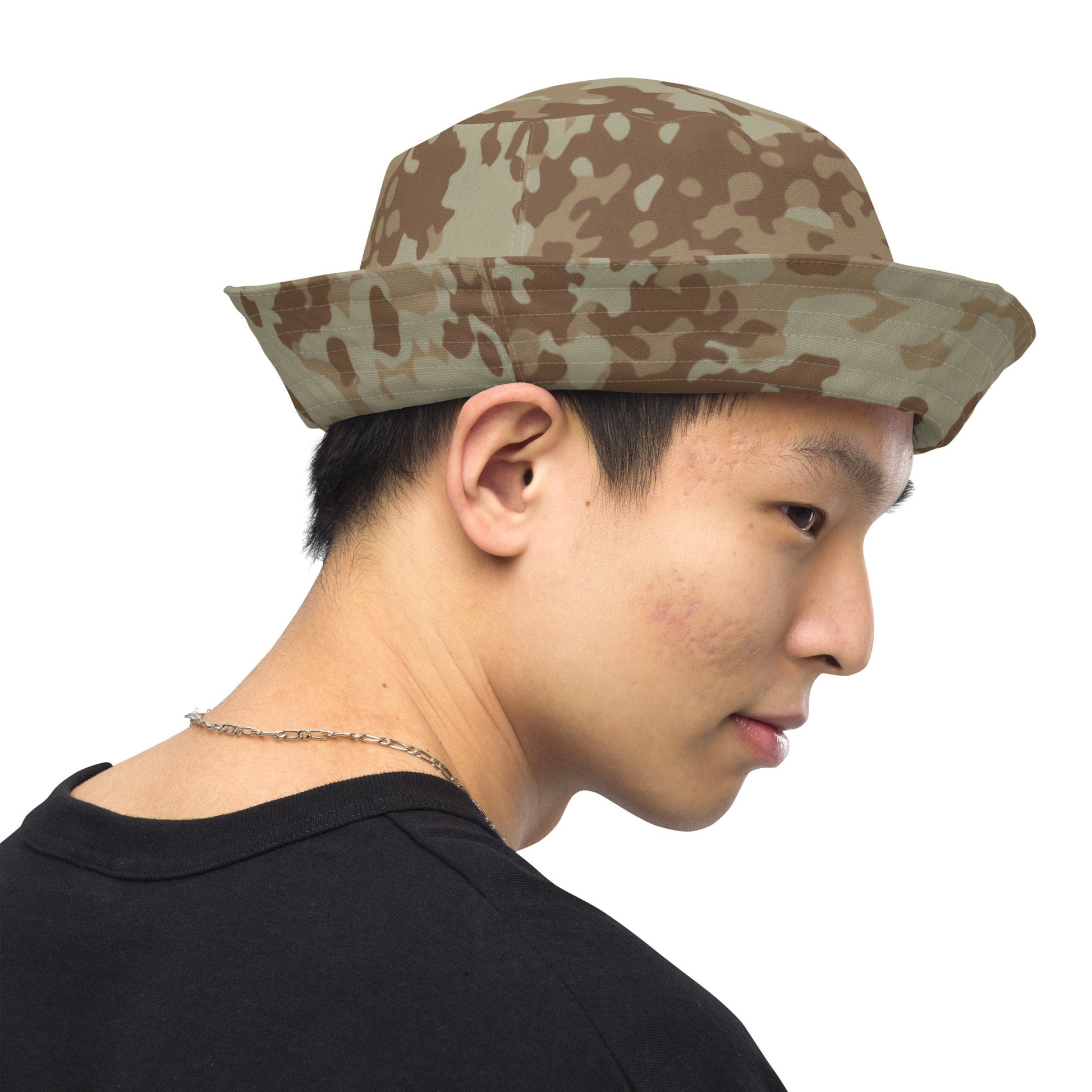 German Flecktarn Desert CAMO Reversible bucket hat - Bucket Hats