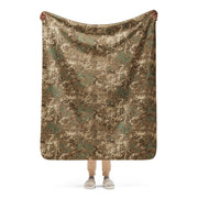 Flecktarn Bundeswehr Desert CAMO Sherpa Blanket - 50″×60″