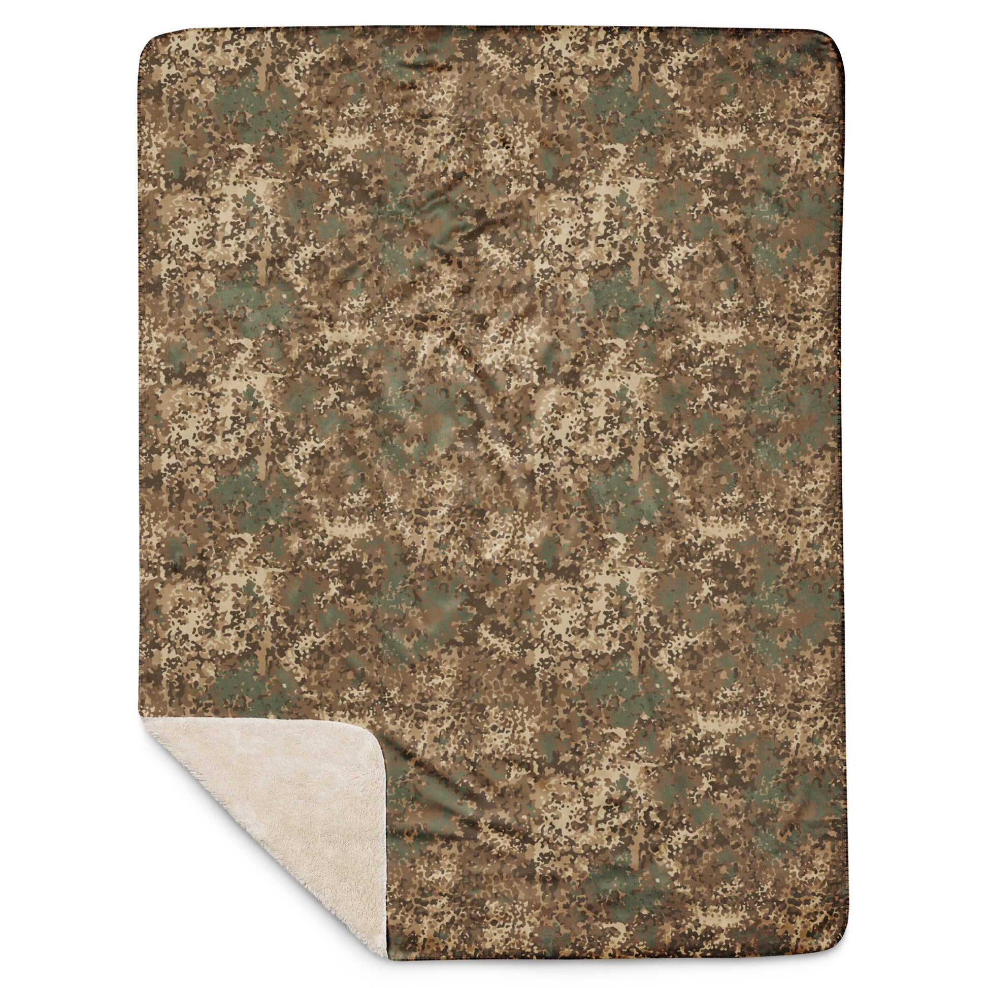 German Flecktarn Desert CAMO Sherpa Blanket