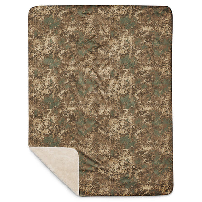 German Flecktarn Desert CAMO Sherpa Blanket