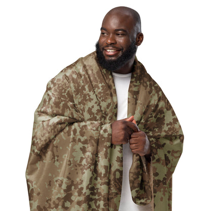 German Flecktarn Desert CAMO Sherpa blanket - Blankets
