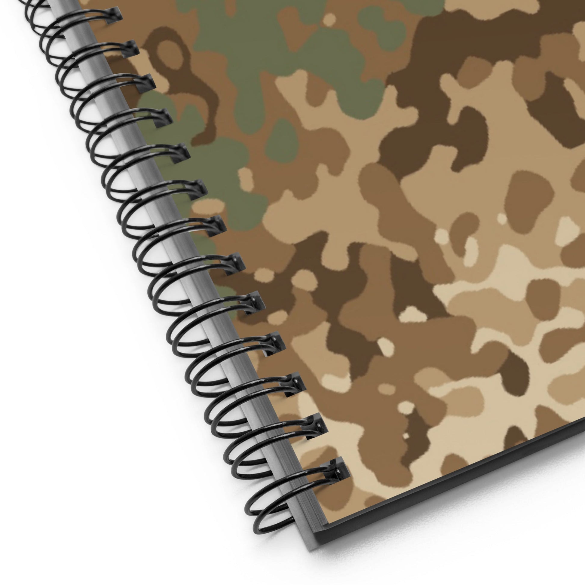 German Flecktarn Desert CAMO Spiral Notebook