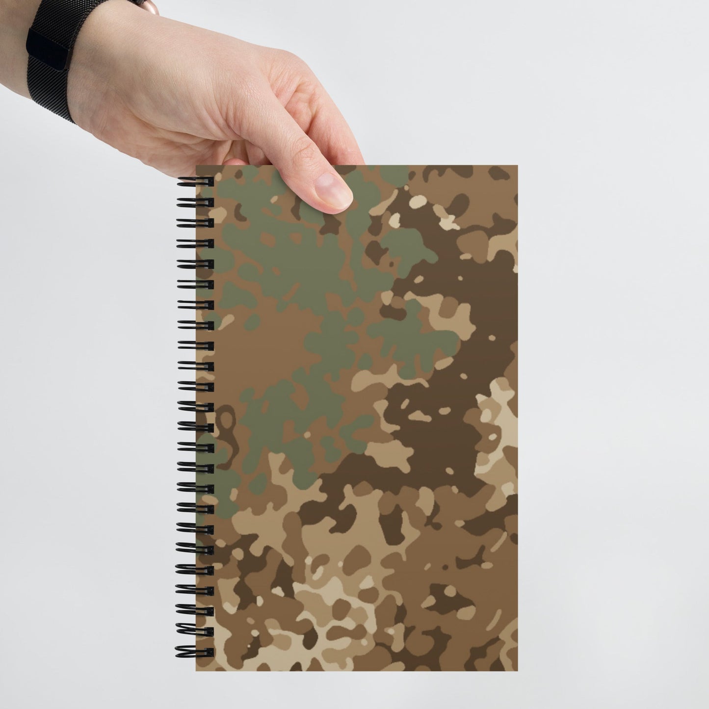 German Flecktarn Desert CAMO Spiral Notebook