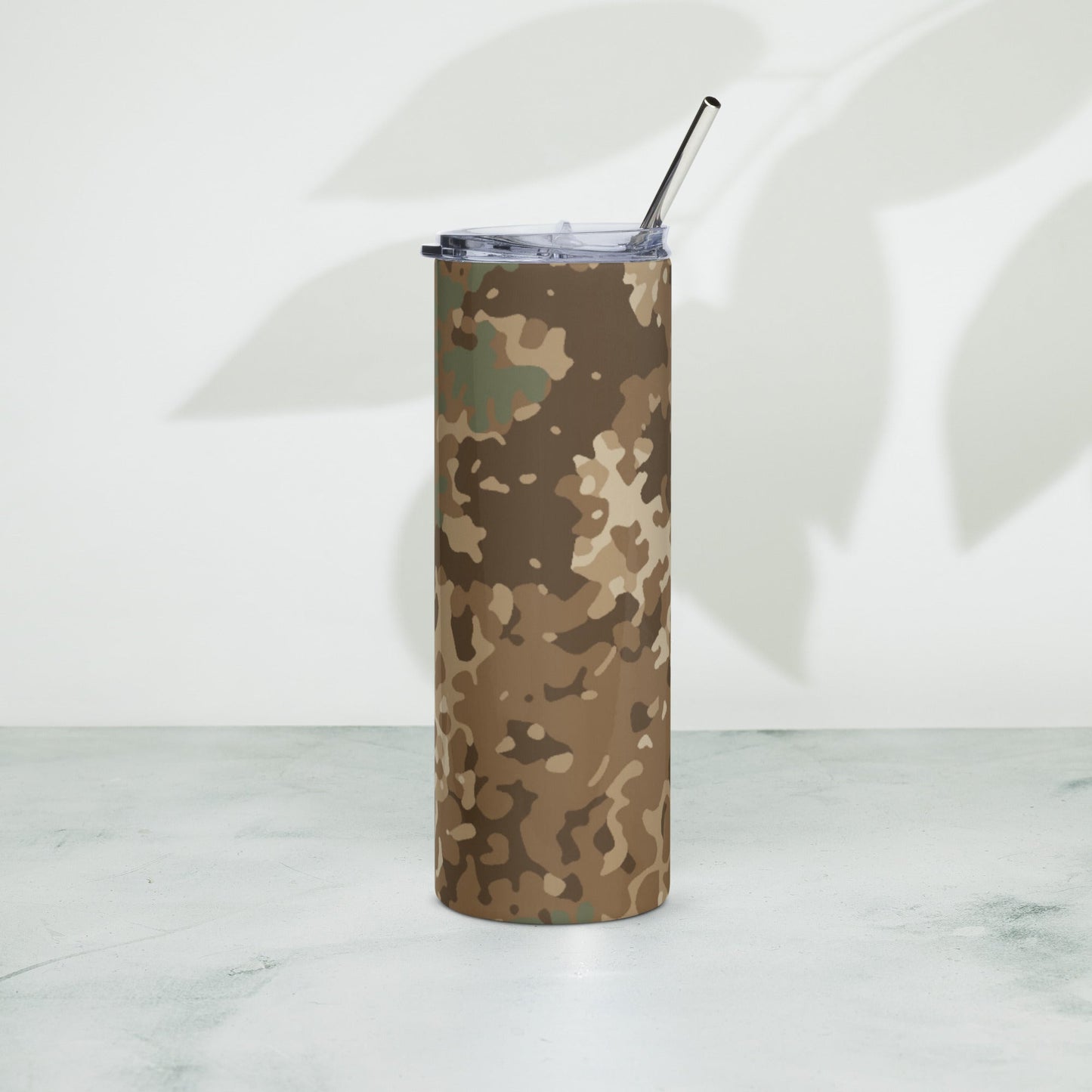 German Flecktarn Desert CAMO Stainless Steel Tumbler