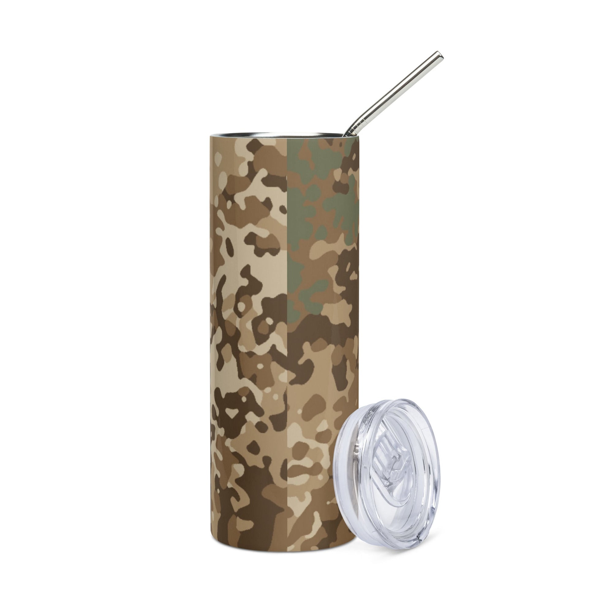 German Flecktarn Desert CAMO Stainless Steel Tumbler