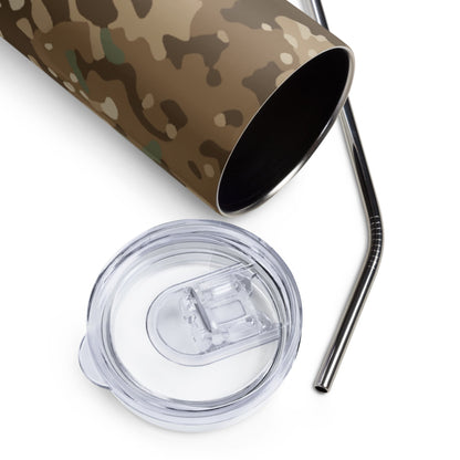 German Flecktarn Desert CAMO Stainless Steel Tumbler
