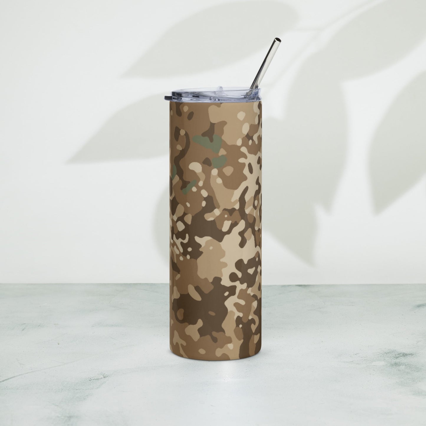 German Flecktarn Desert CAMO Stainless Steel Tumbler