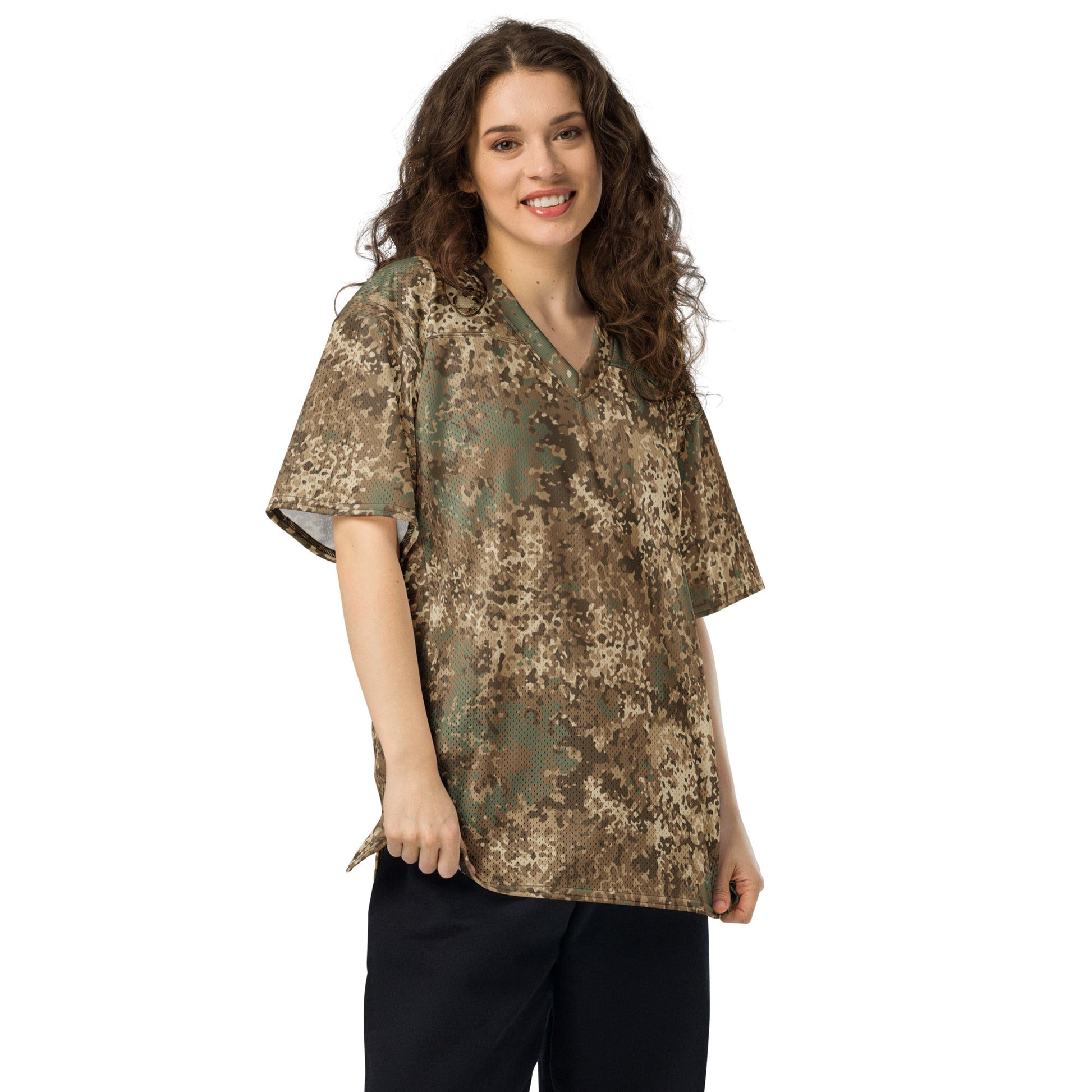 German Flecktarn Desert CAMO Unisex American Football Jersey