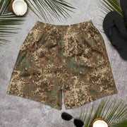 Flecktarn Bundeswehr Desert CAMO Unisex Athletic Long Shorts