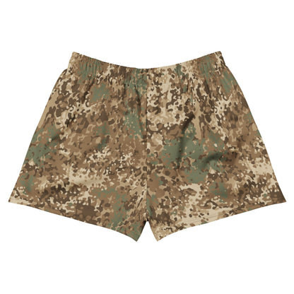 German Flecktarn Desert CAMO Unisex Athletic Shorts