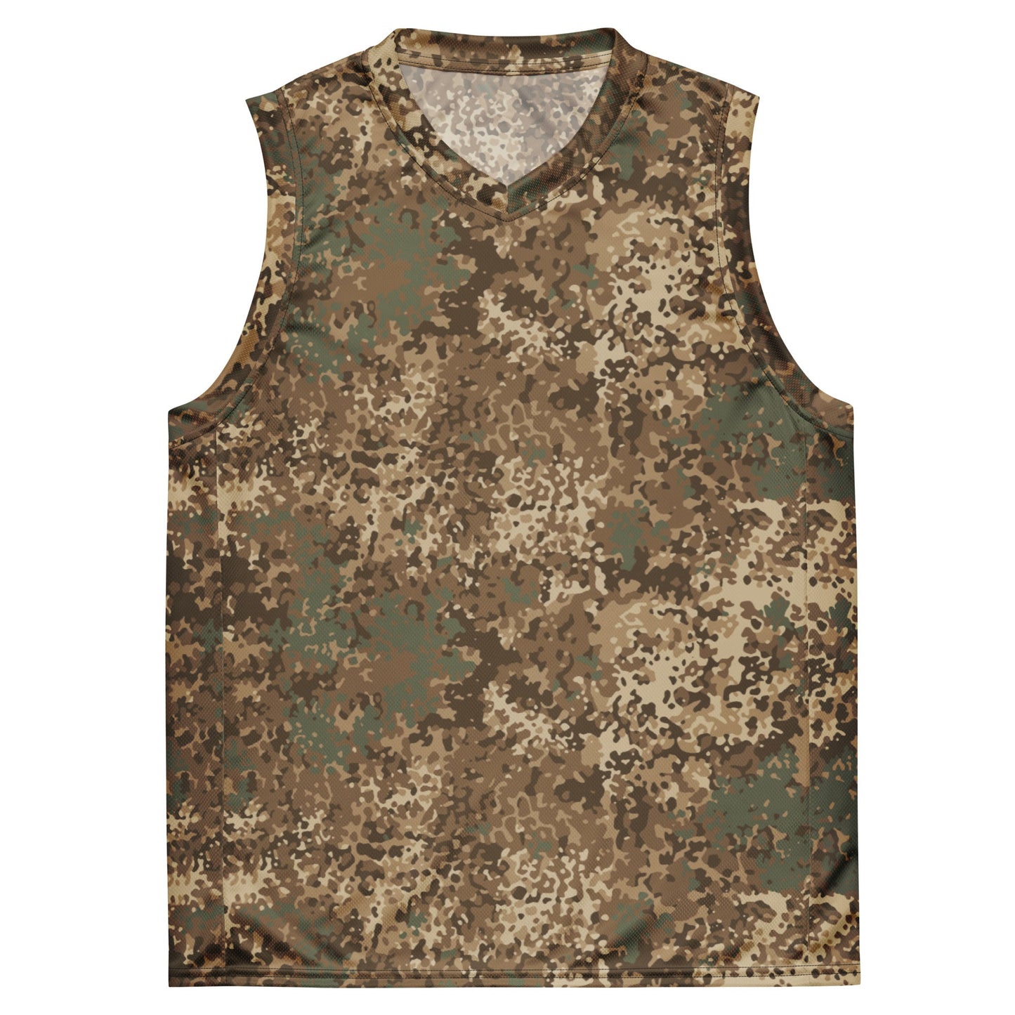 German Flecktarn Desert CAMO Unisex Basketball Jersey