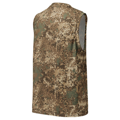 German Flecktarn Desert CAMO Unisex Basketball Jersey