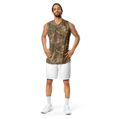 German Flecktarn Desert CAMO Unisex Basketball Jersey