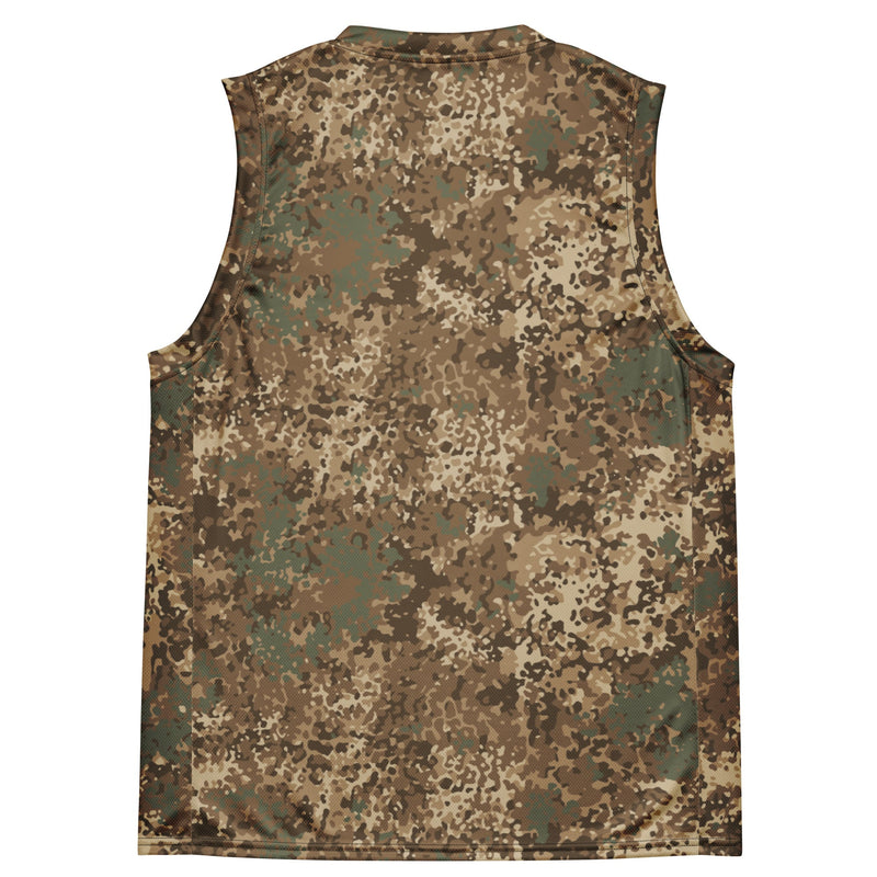 Flecktarn Bundeswehr Desert CAMO Unisex Basketball Jersey
