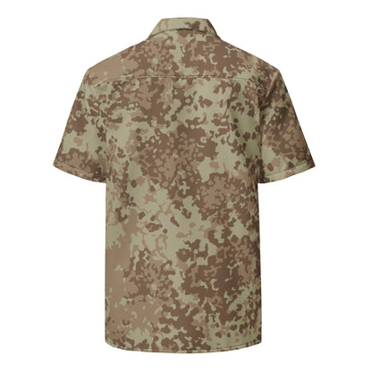 German Flecktarn Desert CAMO Unisex button shirt - Button Shirts