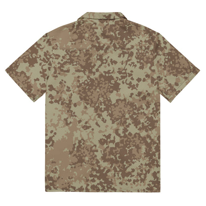 German Flecktarn Desert CAMO Unisex button shirt - Button Shirts