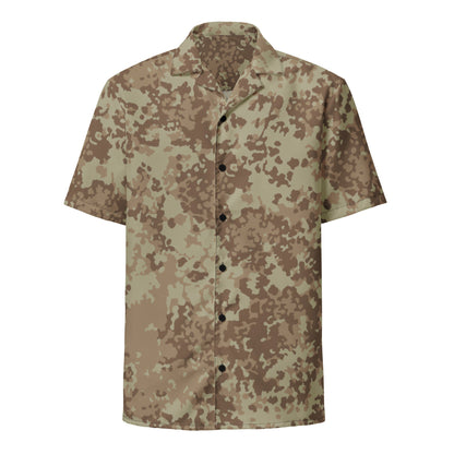 German Flecktarn Desert CAMO Unisex button shirt - Button Shirts