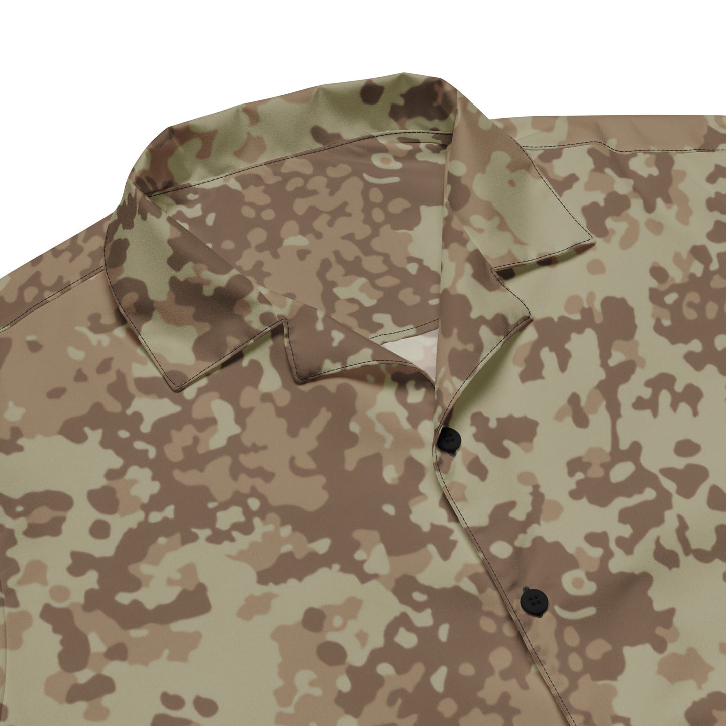 German Flecktarn Desert CAMO Unisex button shirt - Button Shirts