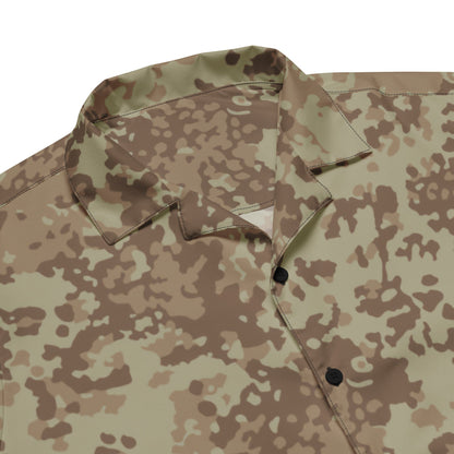 German Flecktarn Desert CAMO Unisex button shirt - Button Shirts