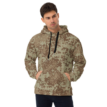 German Flecktarn Desert CAMO Unisex Hoodie - 2XS - Hoodies