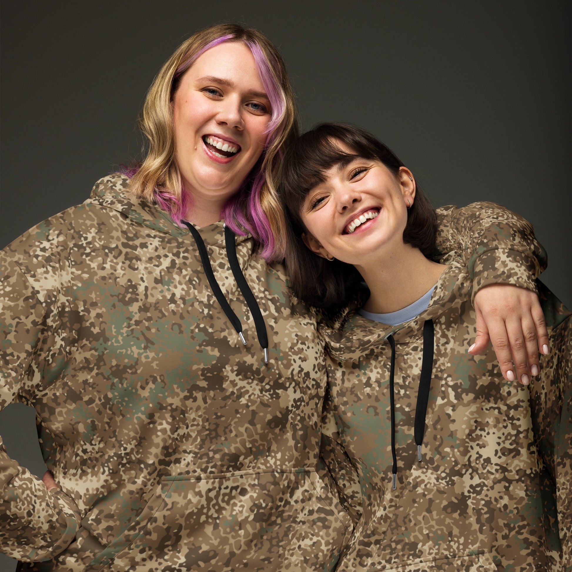 German Flecktarn Desert CAMO Unisex Hoodie