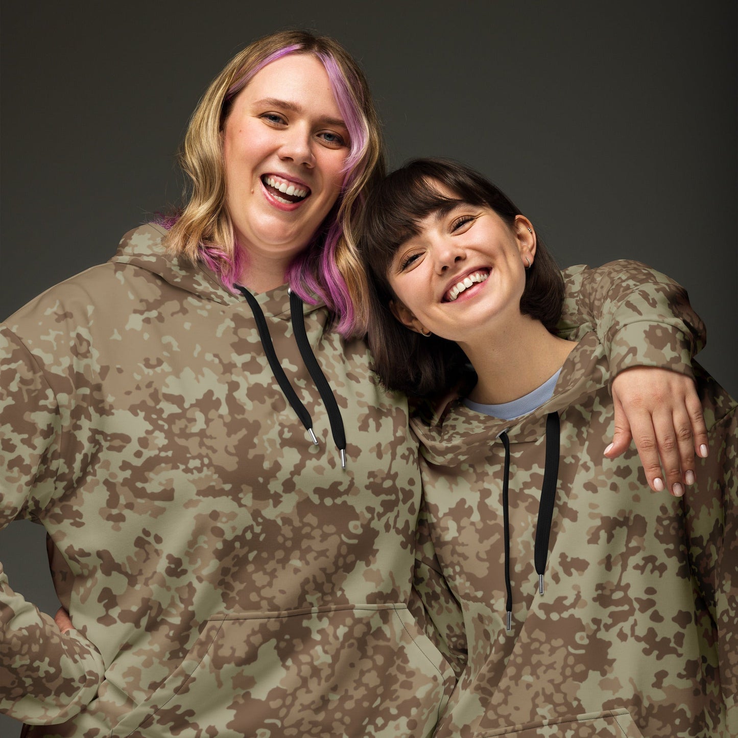 German Flecktarn Desert CAMO Unisex Hoodie - Hoodies