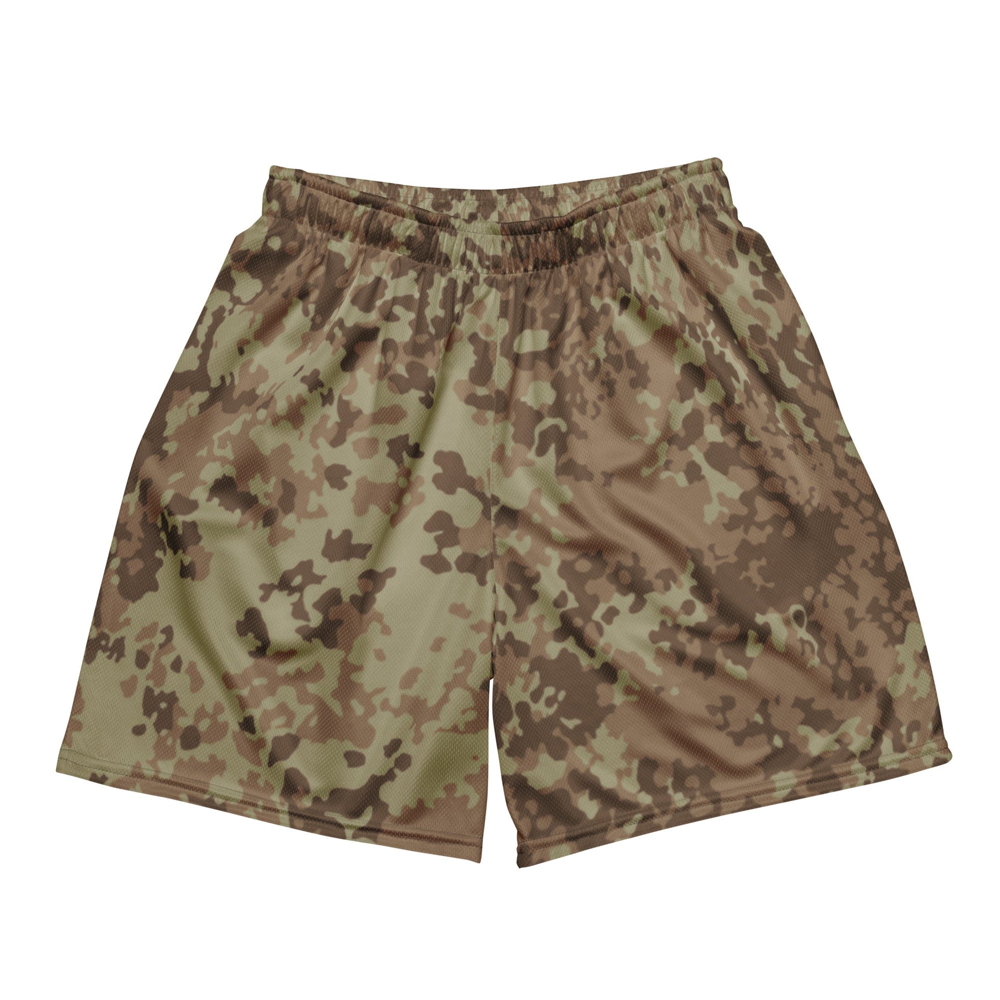 German Flecktarn Desert CAMO Unisex mesh shorts - 2XS - Mesh Shorts