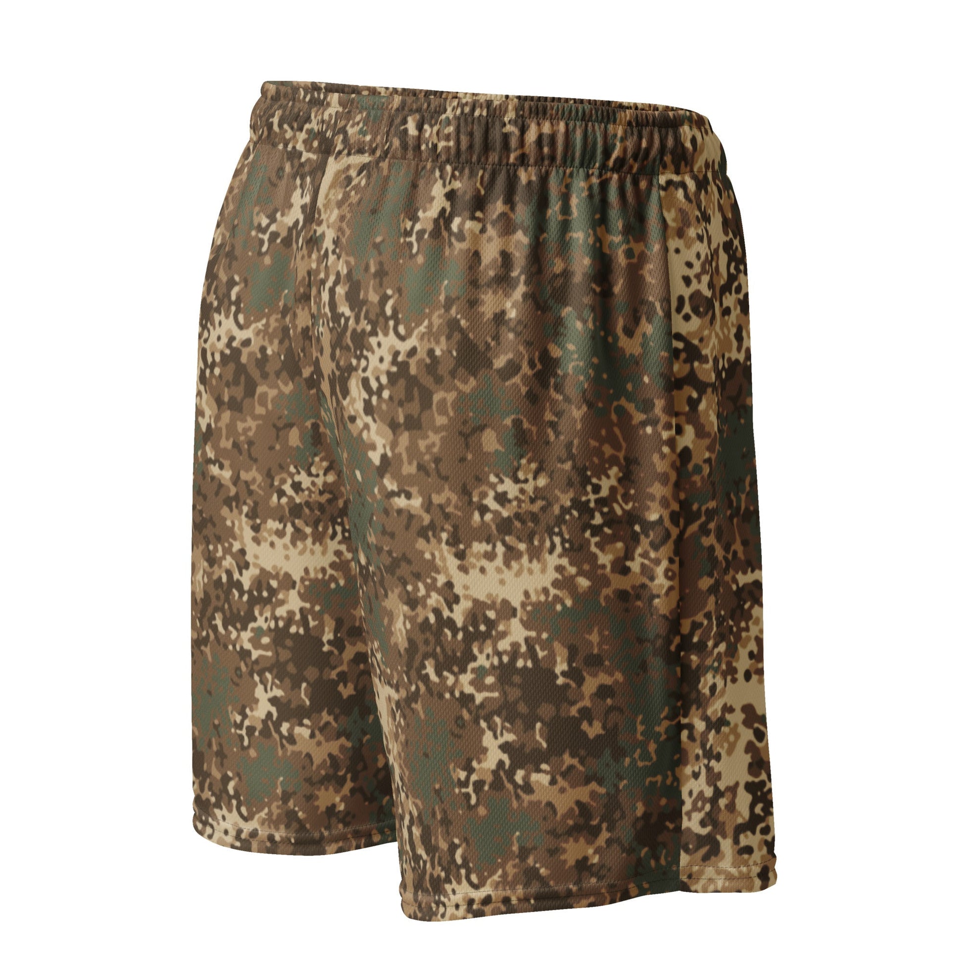 German Flecktarn Desert CAMO Unisex Mesh Shorts