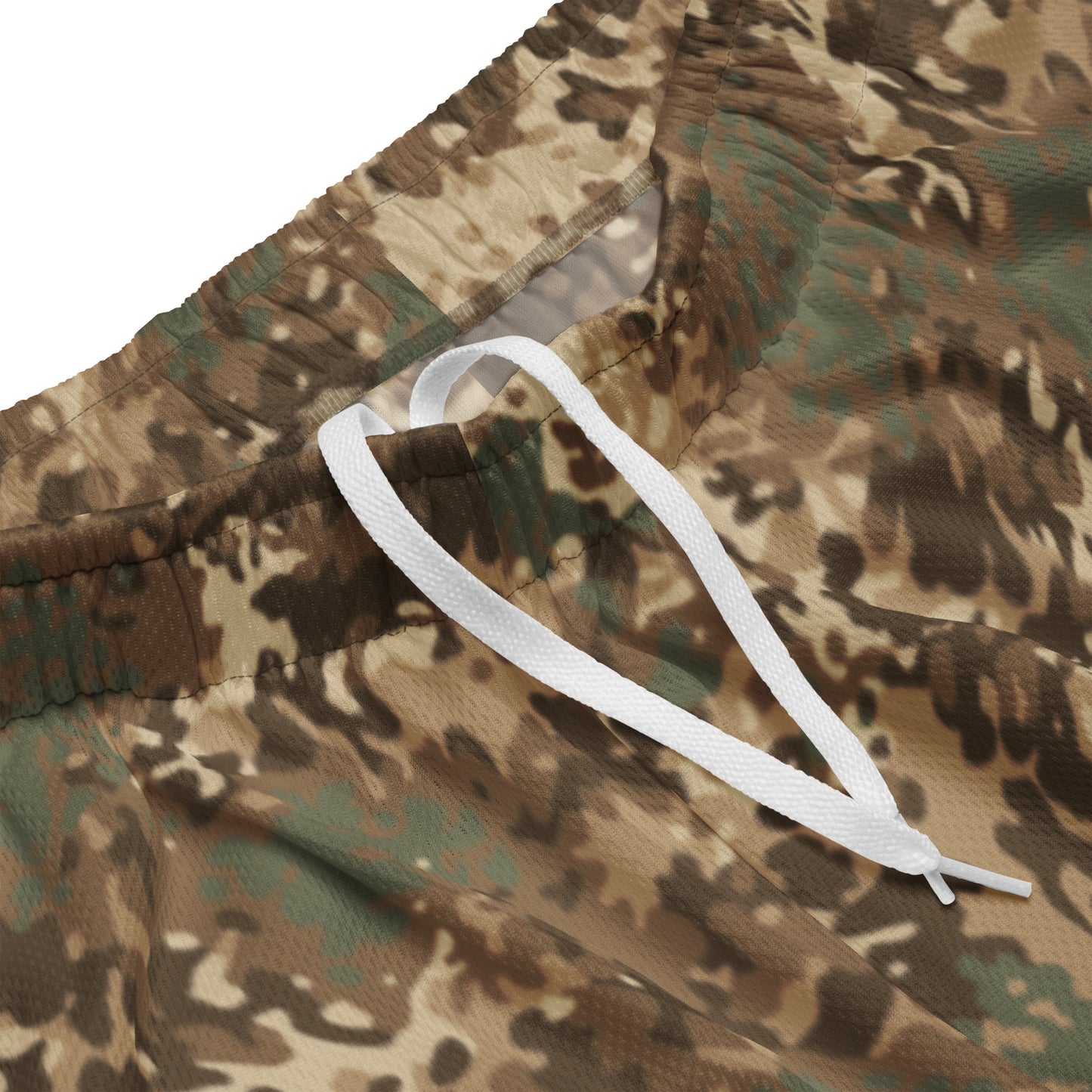 German Flecktarn Desert CAMO Unisex Mesh Shorts