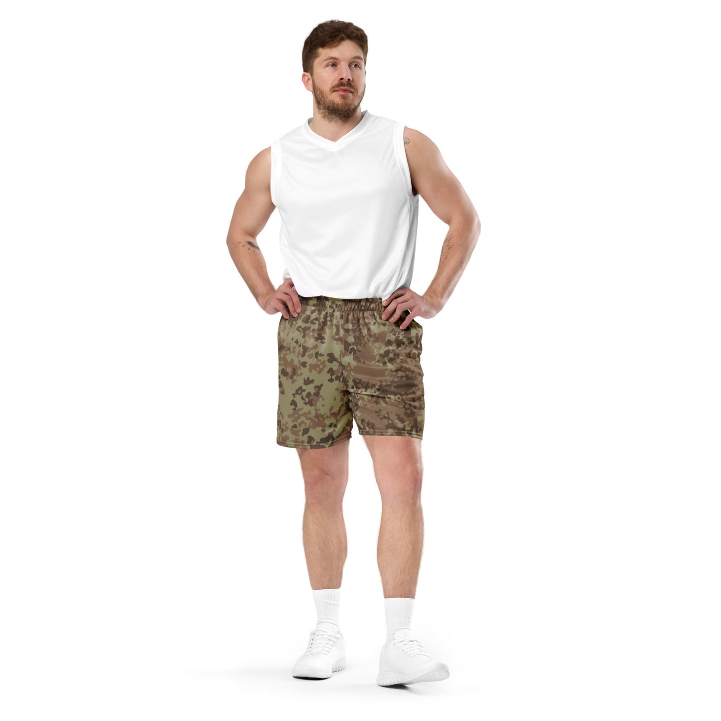 German Flecktarn Desert CAMO Unisex mesh shorts - Mesh Shorts